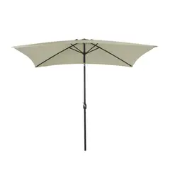 JUST HOME COLLECTION - Sombrilla Para Terraza de Acero Crudo 2m