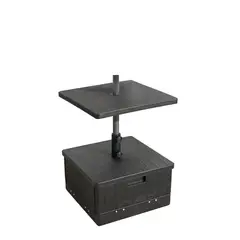 JUST HOME COLLECTION - Base para Sombrilla con Mesa Negro