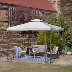 JUST HOME COLLECTION - Pergola Poliéster 3x3m Natural