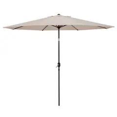 JUST HOME COLLECTION - Sombrilla Acero Central 3.3m Natural