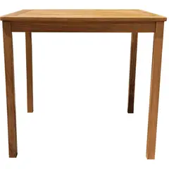 JUST HOME COLLECTION - Mesa Cuadrada de Madera 80x74x80 cm Natural