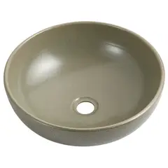 SENSI DACQUA - Lavamanos Circular Verde Oscuro 40.5x15.2x40.5cm