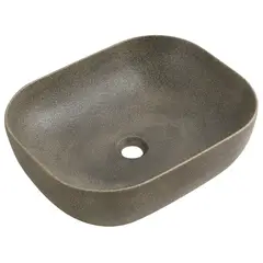 SENSI DACQUA - Lavamanos Rectangular Gris 50.2x15x39.2cm