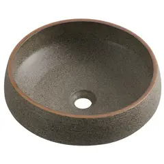SENSI DACQUA - Lavamanos Circular Café 39x16.5x39 cm