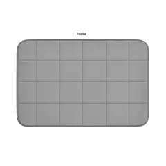 JUST HOME COLLECTION - Alfombra de baño Square 40x60 cm Gris
