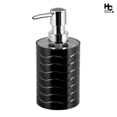 JUST HOME COLLECTION - Dispensador de Jabón Waves Negro