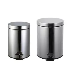 JUST HOME COLLECTION - Set 2 Papeleras de Metal 3L y 5L