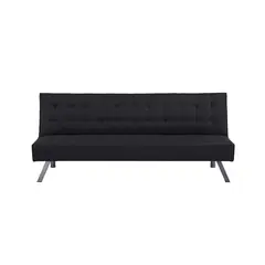 JUST HOME COLLECTION - Futón Harry Negro 179x78x76cm