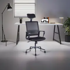 JUST HOME COLLECTION - Silla Ejecutiva Sonia Negro