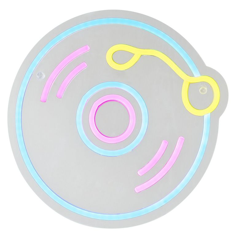 Letrero LED Neón Tornamesa Blanco 5.4 W 2x29.5 cm