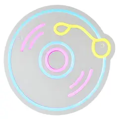 JUST HOME COLLECTION - Letrero LED Neón Tornamesa Blanco 5.4 W 2x29.5 cm