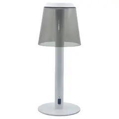 JUST HOME COLLECTION - Lámpara de Mesa Recargable Luna Blanco 1.3 W 12x30 cm