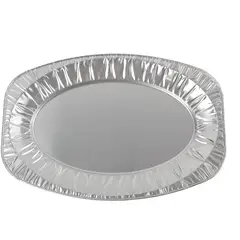 JUST HOME COLLECTION - Set 2 Platos de Aluminio Redondos 42x28.6cm