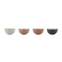 JUST HOME COLLECTION - Set x4 Bowls 180 ml Colores Surtidos