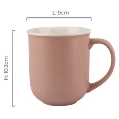 JUST HOME COLLECTION - Mug de Porcelana 400 ml Colores Surtidos