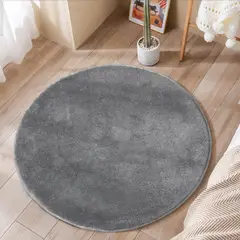 JUST HOME COLLECTION - Bajada de Baño Wales Shag 60x60 cm Gris