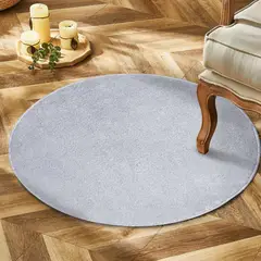 JUST HOME COLLECTION - Bajada de Baño Wales Shag 60x60 cm Celeste