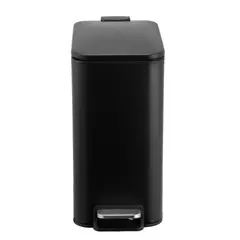JUST HOME COLLECTION - Papelera Clara 5 Litros Negro.