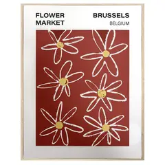 JUST HOME COLLECTION - Cuadro Decorativo Flor 30x40 cm 1