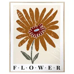 JUST HOME COLLECTION - Cuadro Decorativo Flor 30x40 cm 2