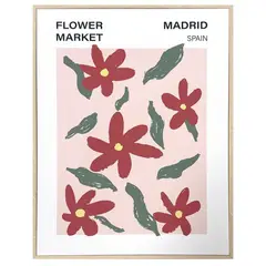 JUST HOME COLLECTION - Cuadro Decorativo Flor 30x40 cm 3