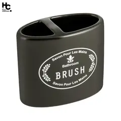 JUST HOME COLLECTION - Portacepillos Pharmasique Negro