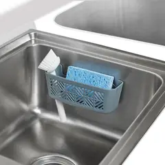 UMBRA - Organizador Para Fregadero Modelo Trellis Azul