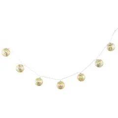 DEAR SANTA - Luz Bola Plástica Plateada 6 cm