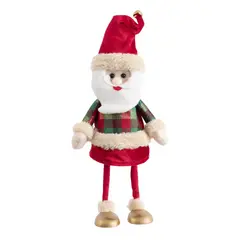 DEAR SANTA - Santa Saltarín Rojo/Verde 30cm