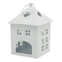 JUST HOME COLLECTION - Farol Metal Vidrio 12.5x19 cm