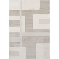 JUST HOME COLLECTION - Alfombra Luna Shuffle 120x170 cm Polipropileno Gris, Beige