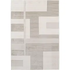 JUST HOME COLLECTION - Alfombra Luna Shuffle 160x230 cm Polipropileno Gris, Beige