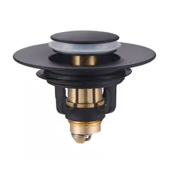 SENSI DACQUA - Desagüe Easy Fix para Lavadero Negro Mate