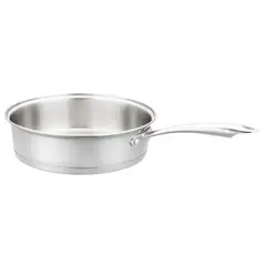 JUST HOME COLLECTION - Sartén de Acero Inoxidable 24 cm Open