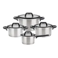 JUST HOME COLLECTION - Set Batería Cocina Fermo 8 Piezas