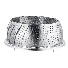 JUST HOME COLLECTION - Vaporera de acero inoxidable