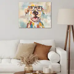 JUST HOME COLLECTION - Canvas Dog Smart 50x40 cm