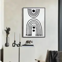 JUST HOME COLLECTION - Cuadro Duo Dot 50x70 cm