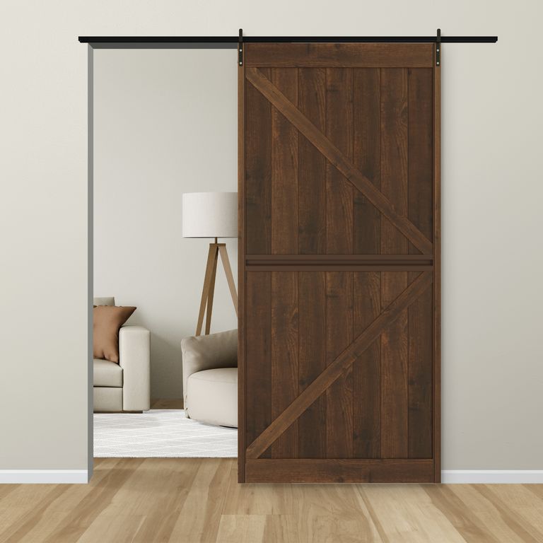 Puerta Gran PVC Café 100x215cm