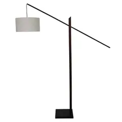 JUST HOME COLLECTION - Lámpara de Pie Otterup 1L E27 Café 35x180 cm