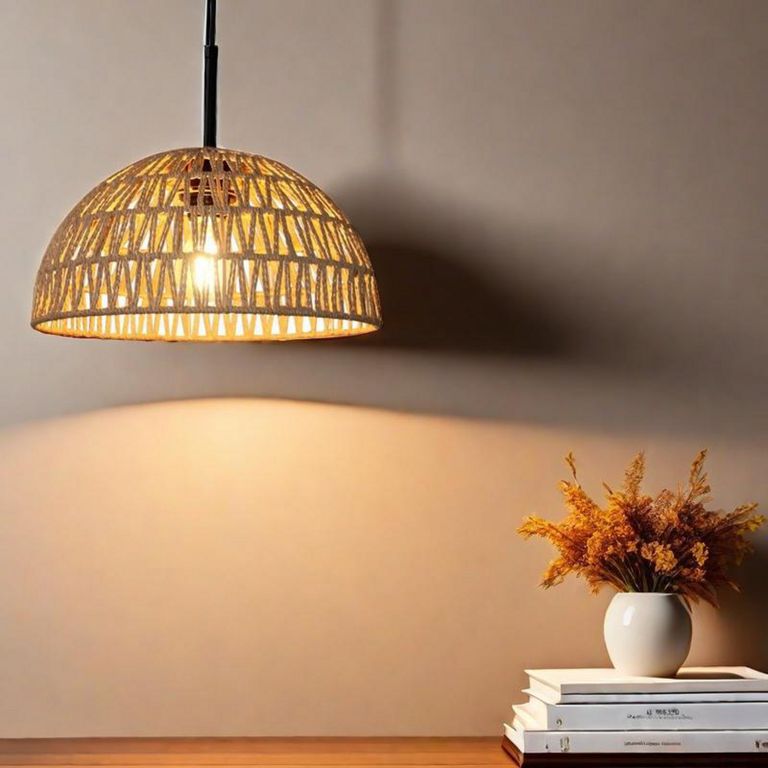 Lámpara Colgante de Techo 1 Luz Hening Negra