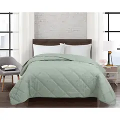 JUST HOME COLLECTION - Cubrecama BTS26 1.5 Plazas Color Verde