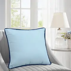 JUST HOME COLLECTION - Cojín Nordic PV26 45X45 Celeste