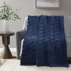 JUST HOME COLLECTION - Manta 125x150 Azul