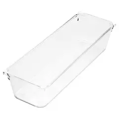 JUST HOME COLLECTION - Organizador de cajón acrílico multiuso 7.6x22.9x5.3cm