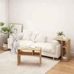 JUST HOME COLLECTION - Mesa de Centro Multifuncional Milán 30x63 cm