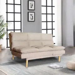 JUST HOME COLLECTION - Sofá Cama Dubai Beige 167x89x87 cm