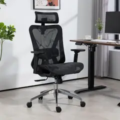 JUST HOME COLLECTION - Silla PC Ergonómica de Malla León
