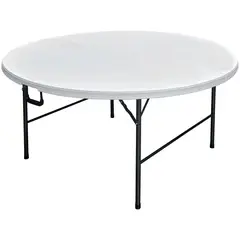 JUST HOME COLLECTION - Mesa Plegable Redonda 160cm Blanca
