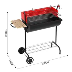 MR BEEF - Parrilla a Carbón Roldana Acero